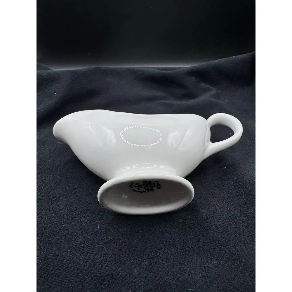 Homer Laughlin White Gravy Boat Vintage saucière Best China USA